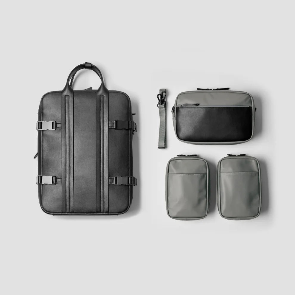 Modular Tech Bag Standard Set - Black