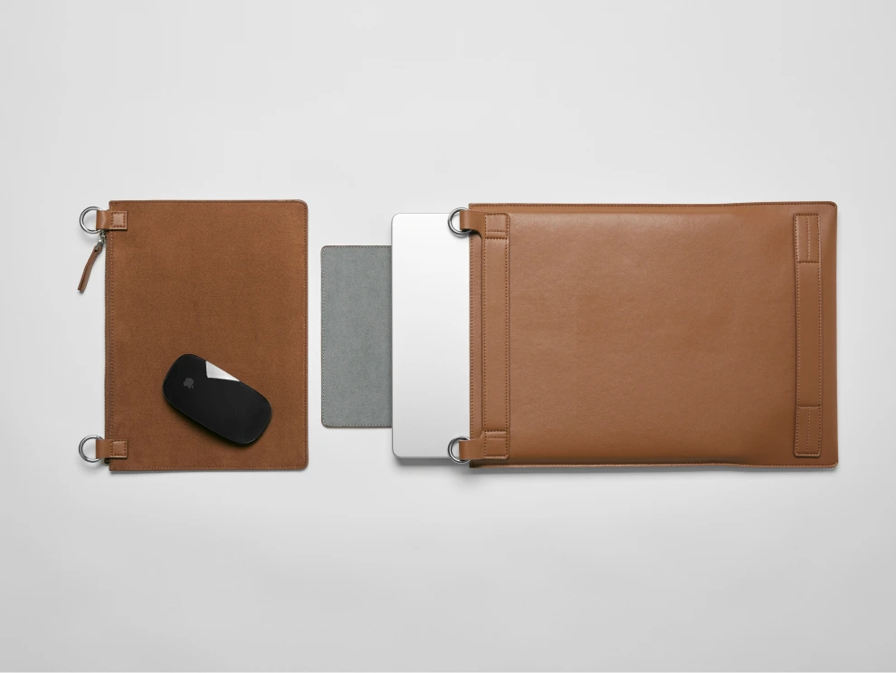 Modular Laptop Sleeve - Brown